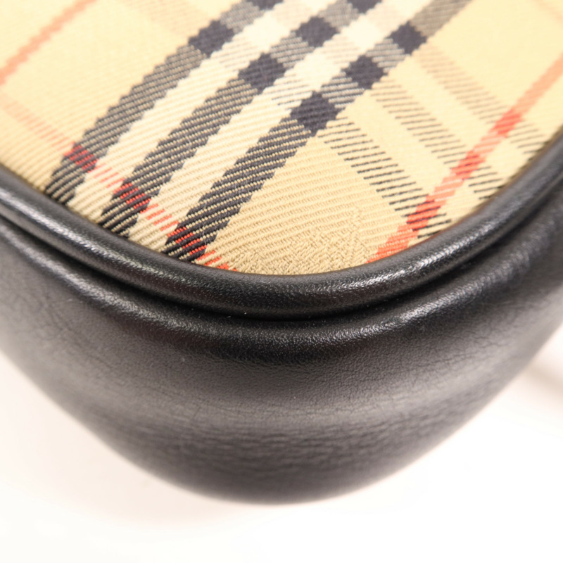 BURBERRY 帆布/牛皮皮革Belt Bag金扣腰包-10