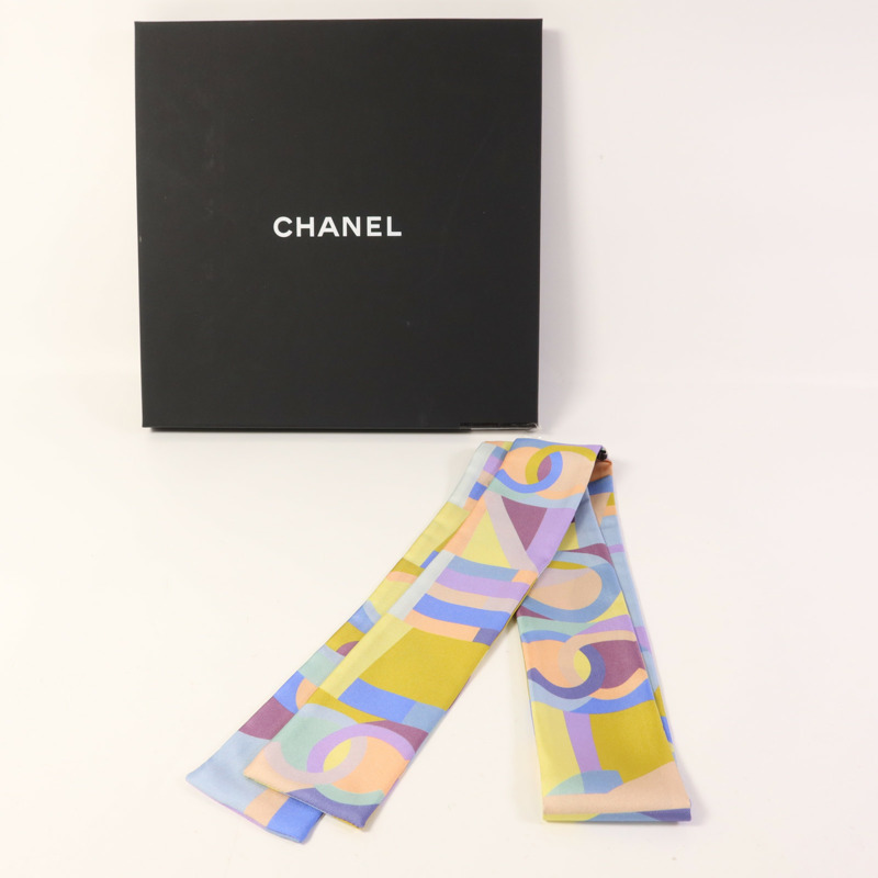 CHANEL 絲質Scarf絲巾-8