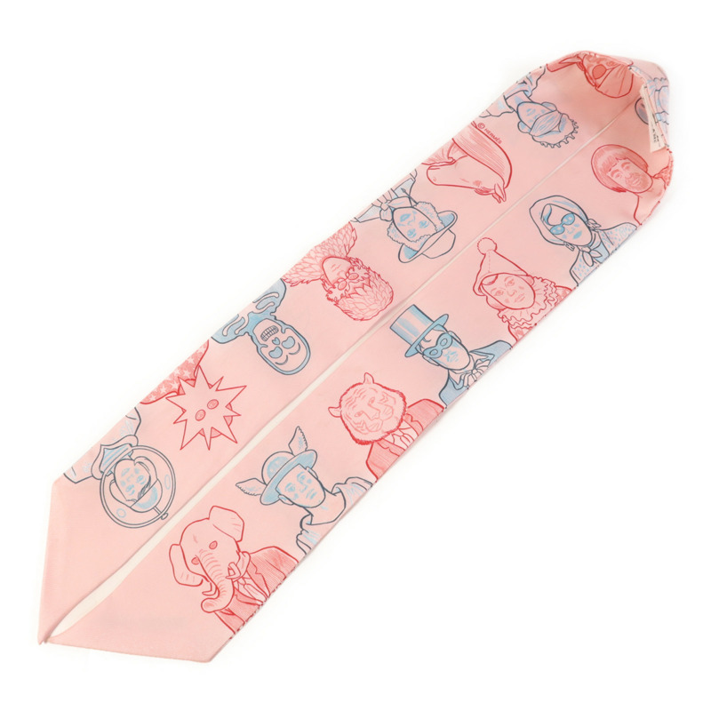 HERMES 絲質Twilly絲巾-3