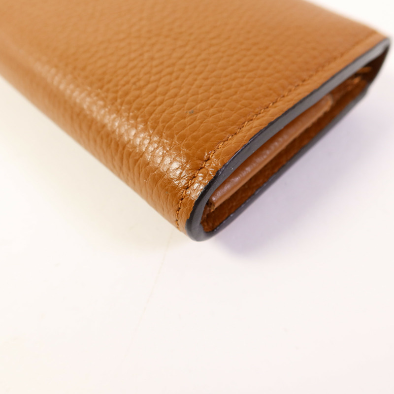 Tory Burch 牛皮皮革Bifold Wallet金扣錢包-9