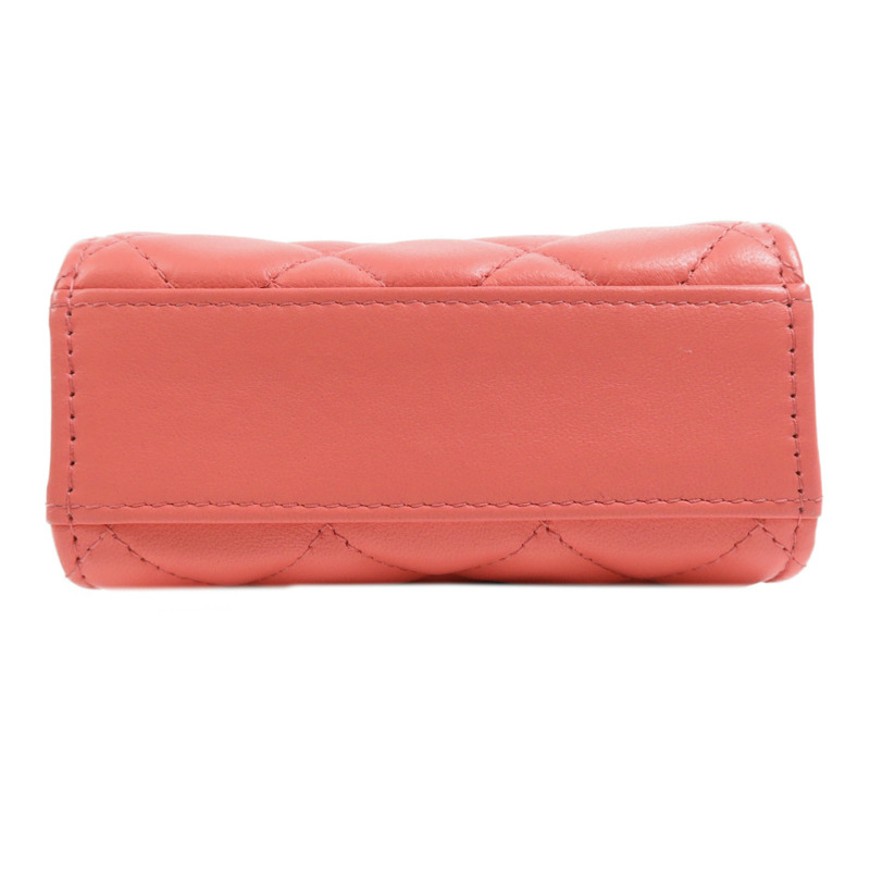 CHANEL 羊皮皮革Shoulder Bag金扣鏈帶肩背袋-3