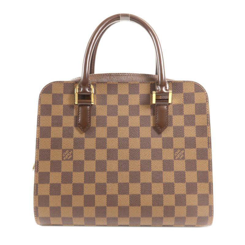 LOUIS VUITTON Damier Triana金扣手挽袋-0
