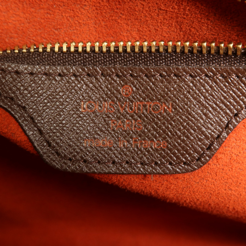 LOUIS VUITTON Damier Triana金扣手挽袋-5
