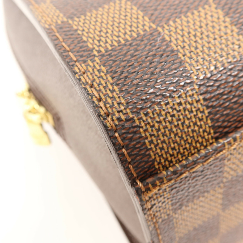 LOUIS VUITTON Damier Triana金扣手挽袋-9