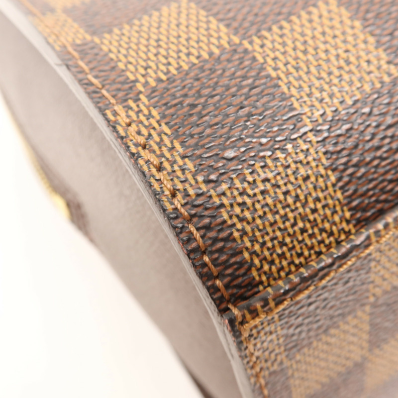 LOUIS VUITTON Damier Triana金扣手挽袋-11