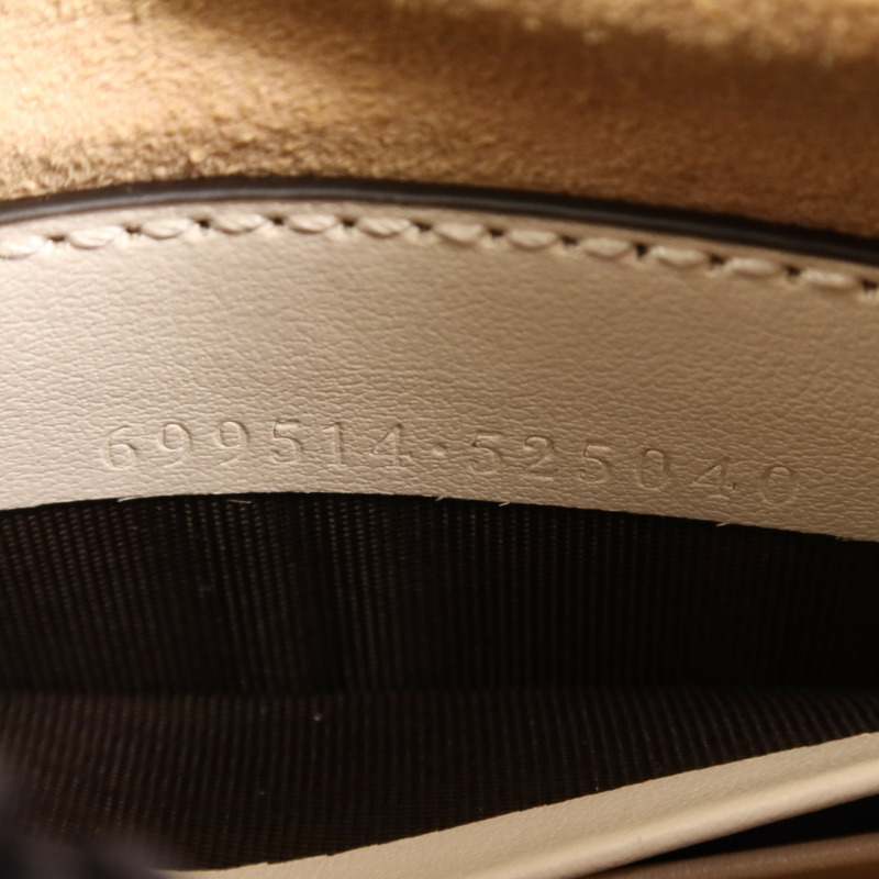 GUCCI 皮革GG Marmont Half Moon金扣手挽肩背兩用袋-6