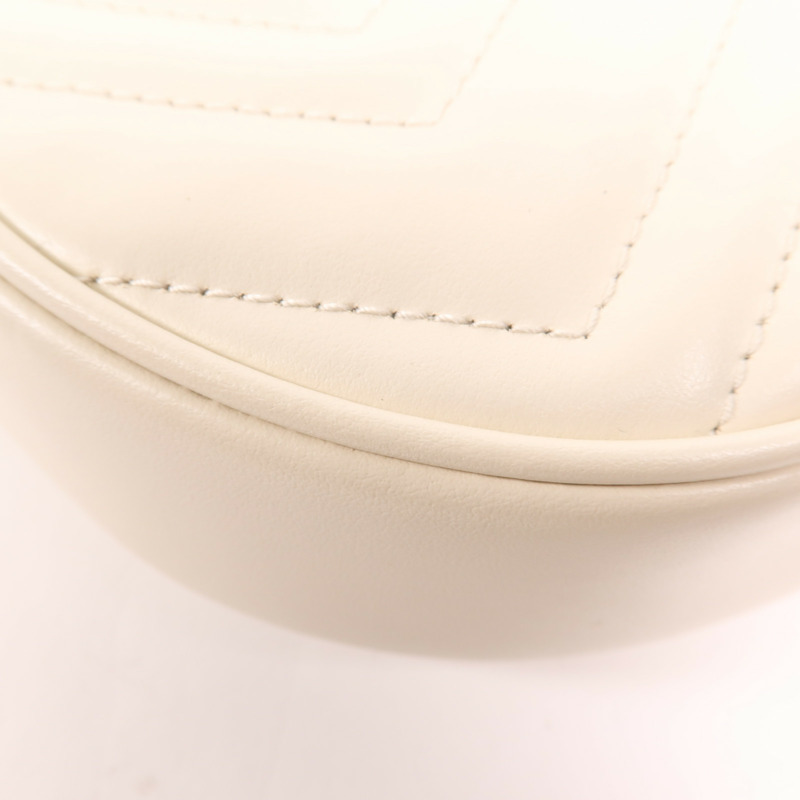 GUCCI 皮革GG Marmont Half Moon金扣手挽肩背兩用袋-12