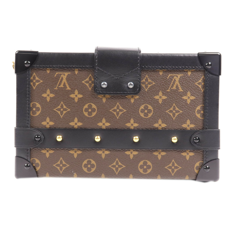 LOUIS VUITTON Monogram Petite Malle金扣肩背袋-1