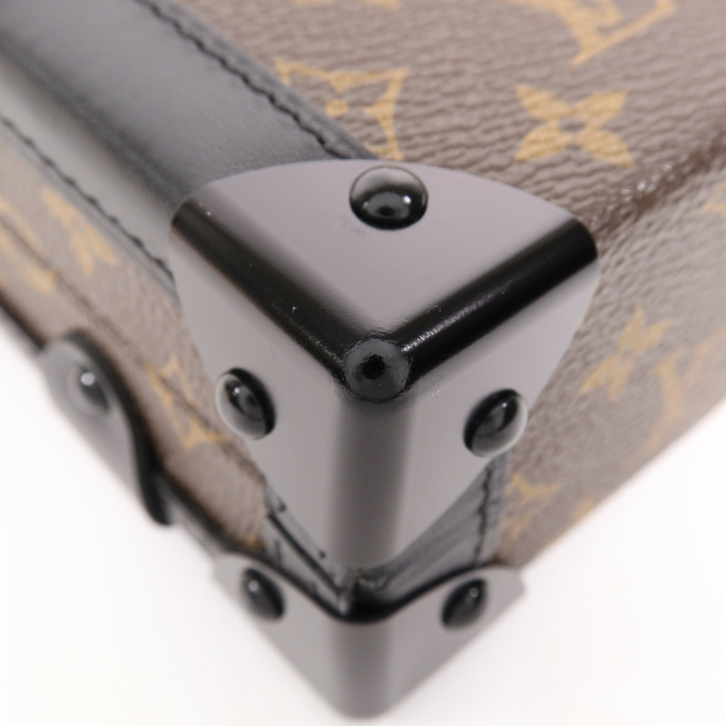LOUIS VUITTON Monogram Petite Malle金扣肩背袋-10