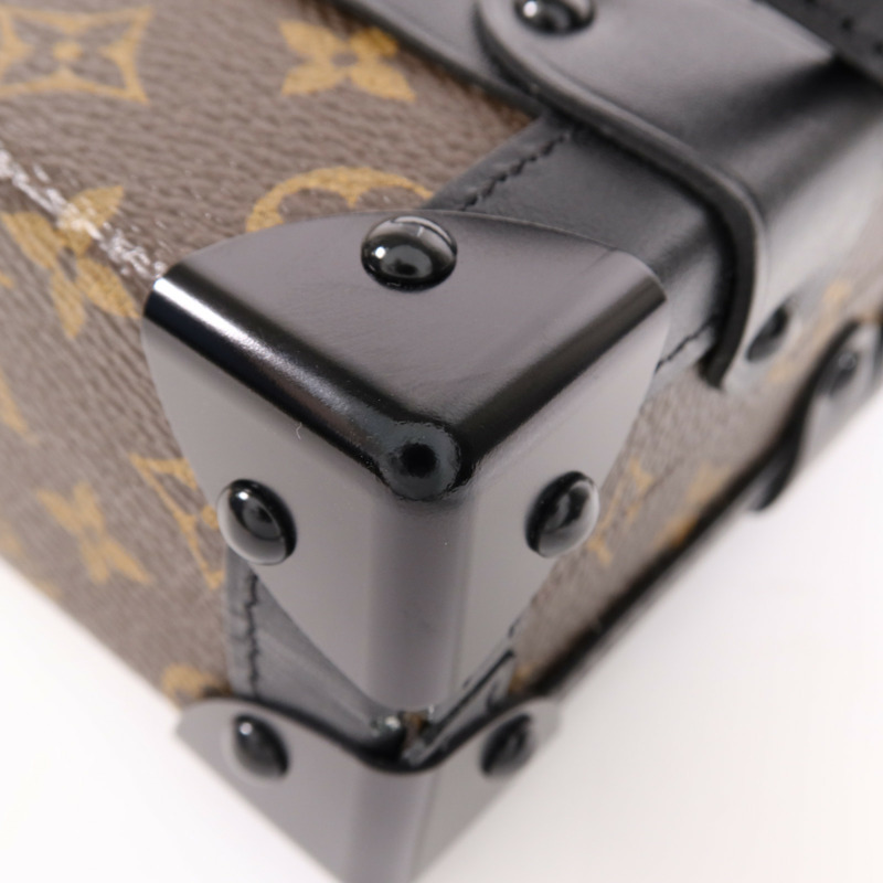 LOUIS VUITTON Monogram Petite Malle金扣肩背袋-11