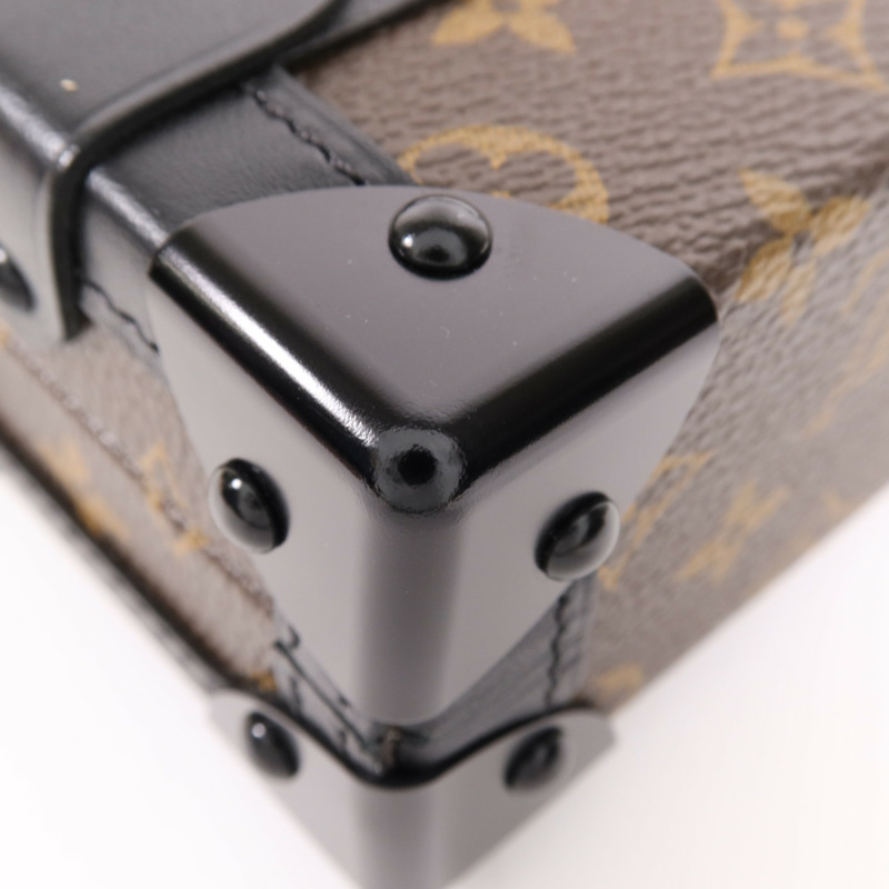 LOUIS VUITTON Monogram Petite Malle金扣肩背袋-12
