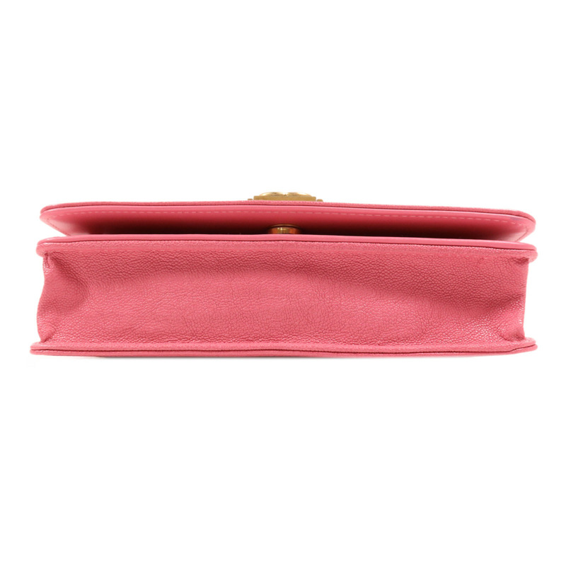CHANEL 牛皮皮革WOC Wallet On Chain金扣肩背袋-3