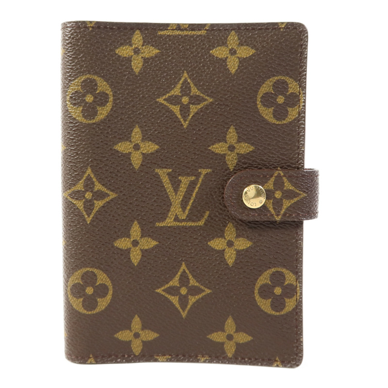 LOUIS VUITTON Monogram Agenda PM金扣記事本封套-0