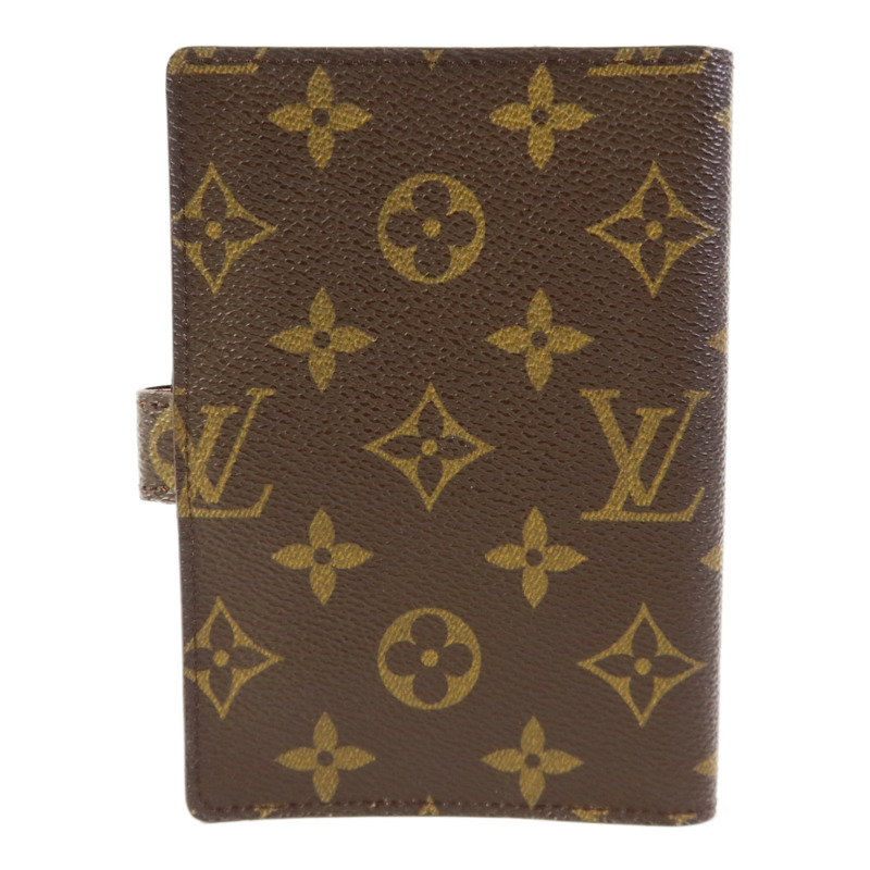 LOUIS VUITTON Monogram Agenda PM金扣記事本封套-1