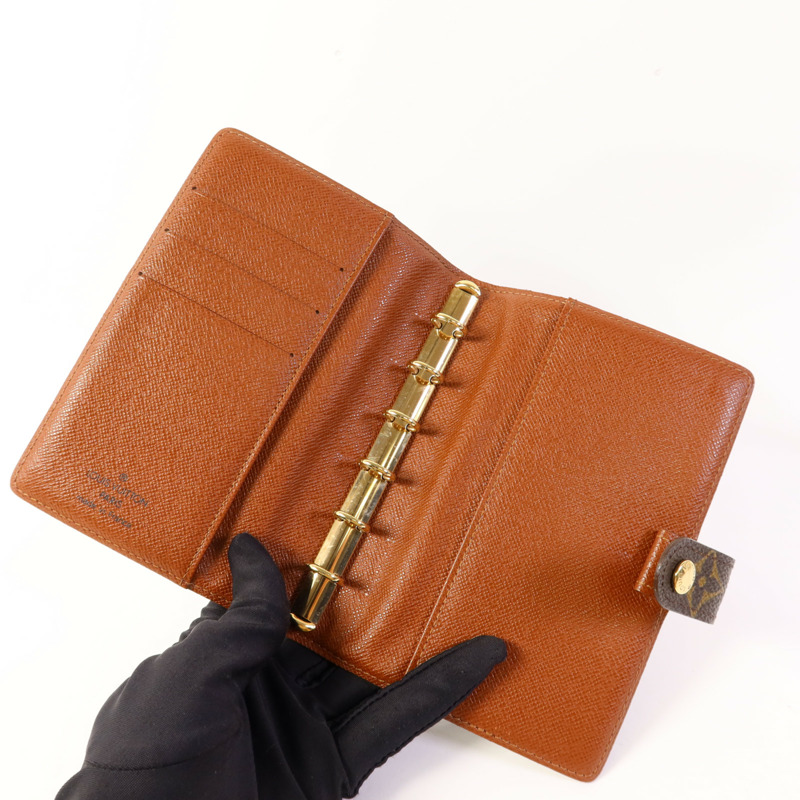 LOUIS VUITTON Monogram Agenda PM金扣記事本封套-6
