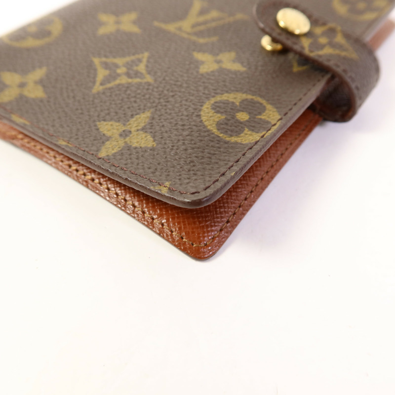LOUIS VUITTON Monogram Agenda PM金扣記事本封套-9