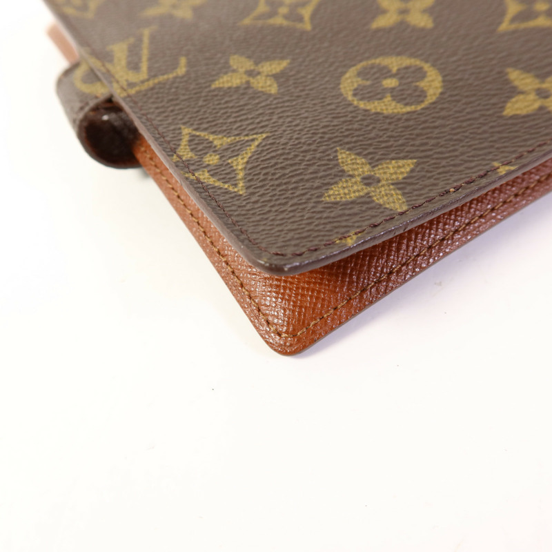 LOUIS VUITTON Monogram Agenda PM金扣記事本封套-12