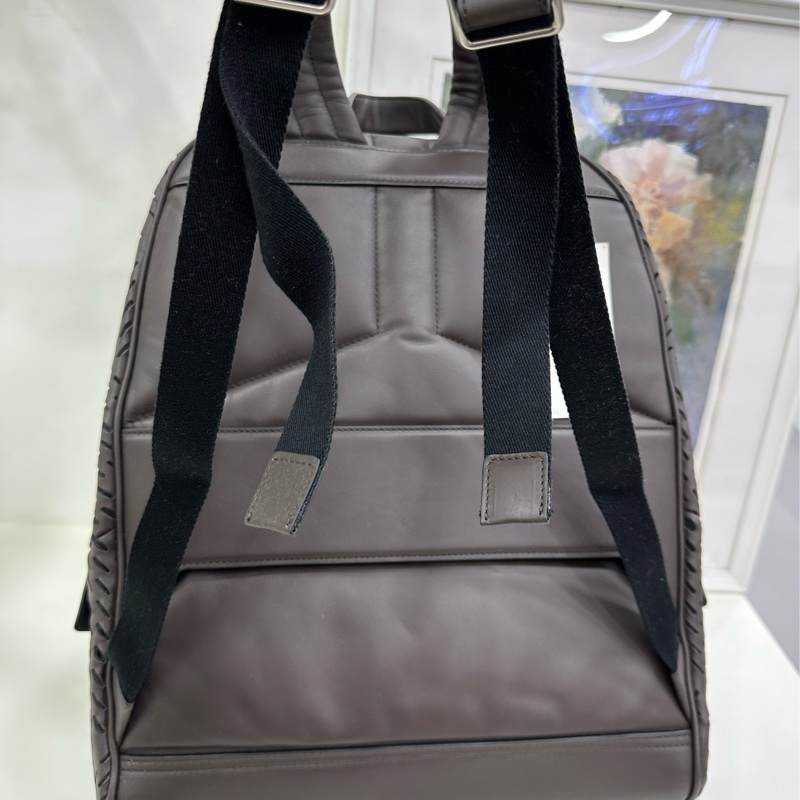 Bottega Veneta 葆蝶家 深棕色雙肩包 閒置新-10