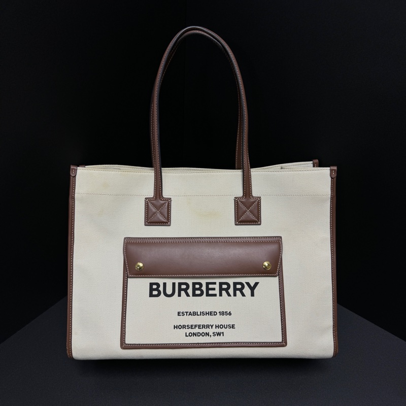 (極新 超稀有⏰) Burberry 巴寶莉 專櫃最新款 托特包 專櫃74000-6
