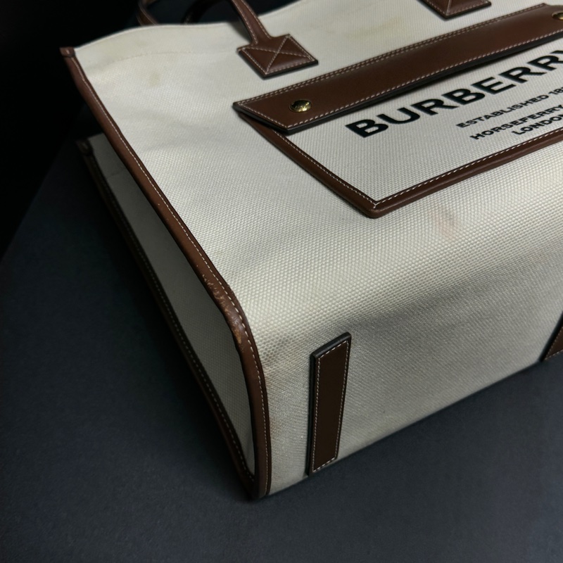 (極新 超稀有⏰) Burberry 巴寶莉 專櫃最新款 托特包 專櫃74000-19