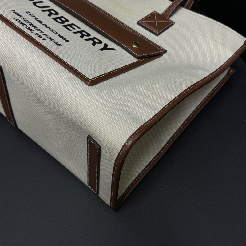 (極新 超稀有⏰) Burberry 巴寶莉 專櫃最新款 托特包 專櫃74000-20