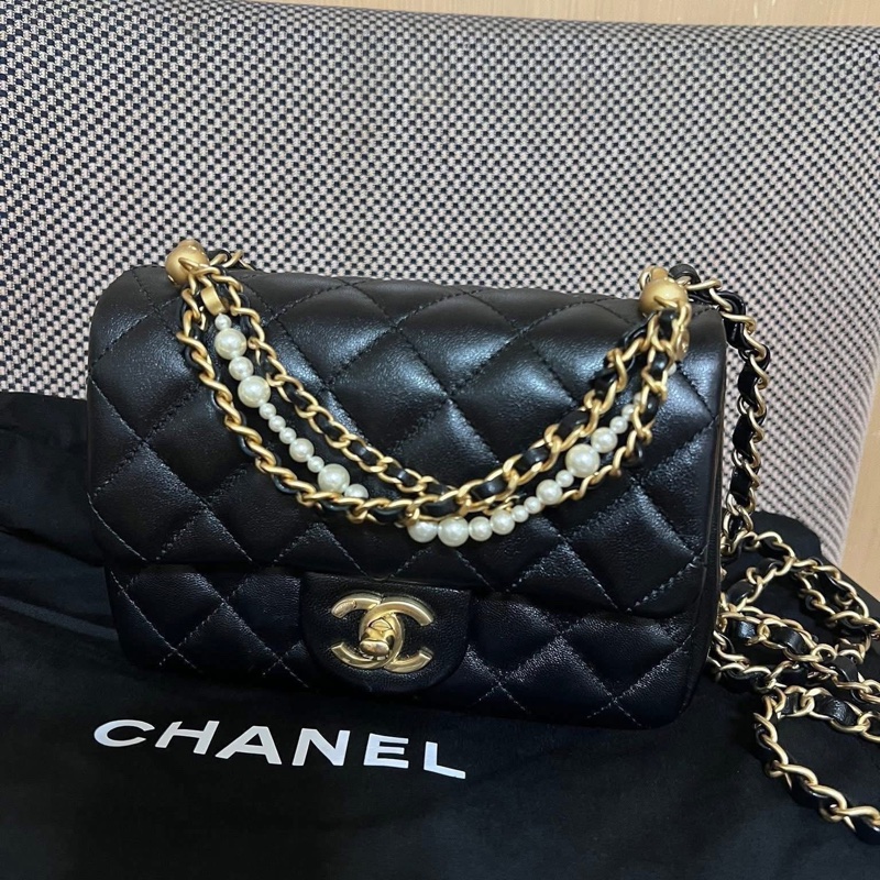 售9新Chanel 珍珠方胖子-3