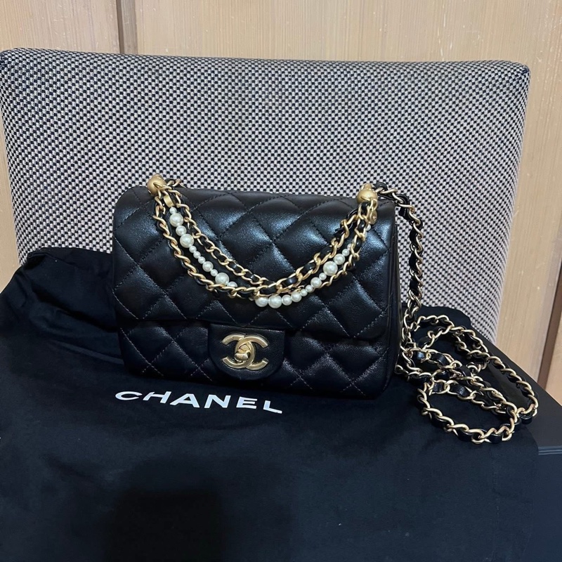 售9新Chanel 珍珠方胖子-4
