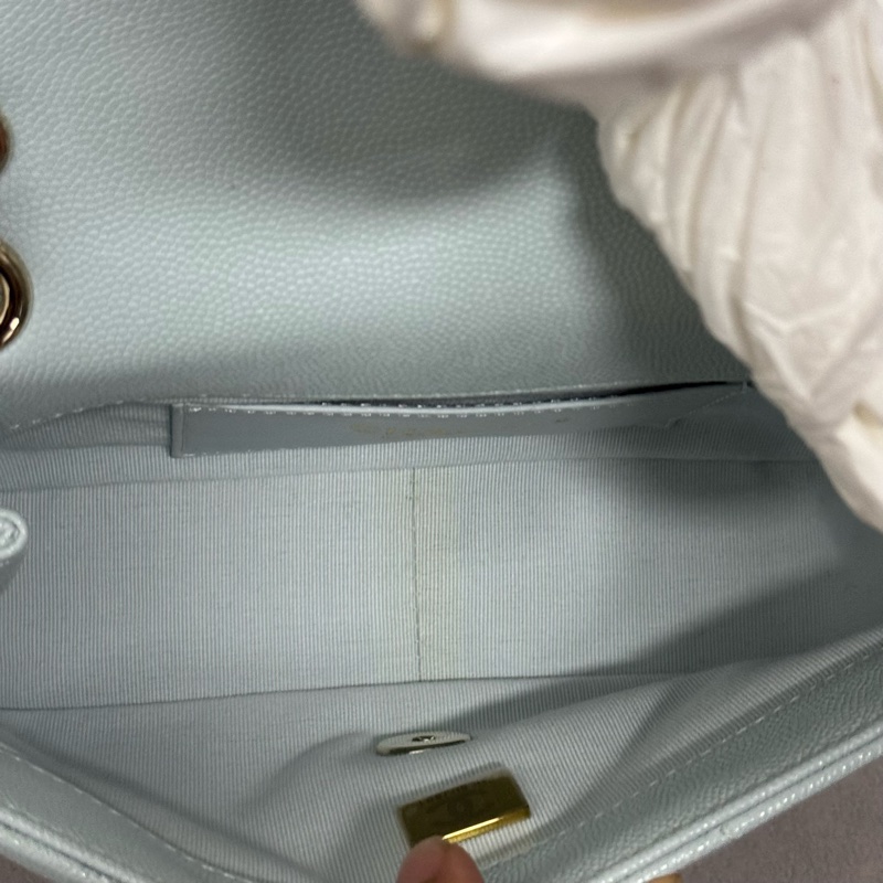 Chanel / 香奈兒 24P Baby blue 限量款 粗鏈條-11