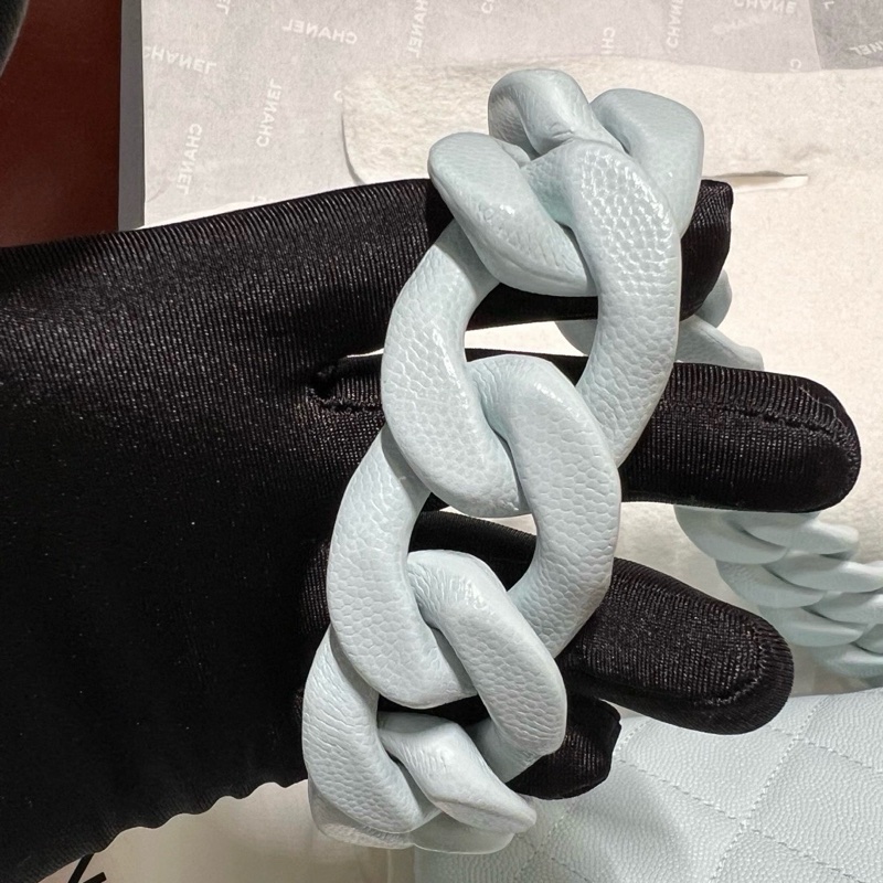 Chanel / 香奈兒 24P Baby blue 限量款 粗鏈條-4