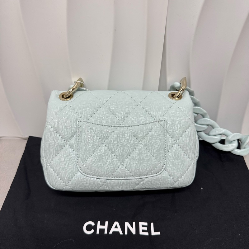 Chanel / 香奈兒 24P Baby blue 限量款 粗鏈條-5
