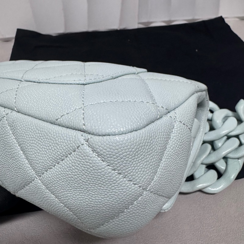 Chanel / 香奈兒 24P Baby blue 限量款 粗鏈條-10