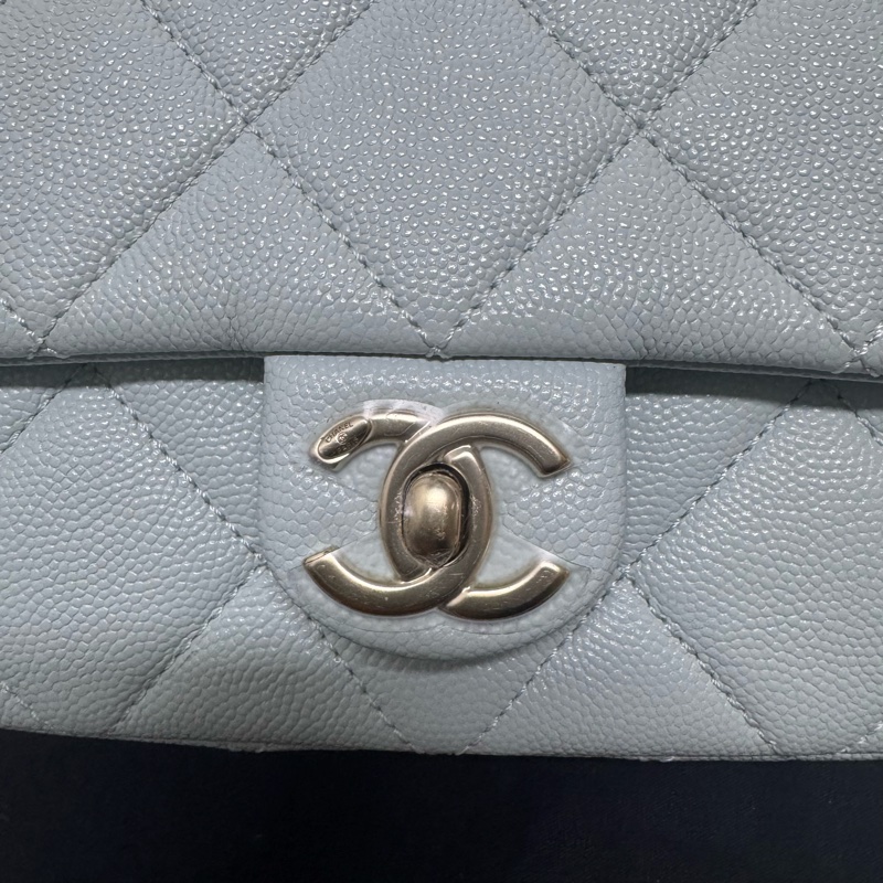 Chanel / 香奈兒 24P Baby blue 限量款 粗鏈條-14