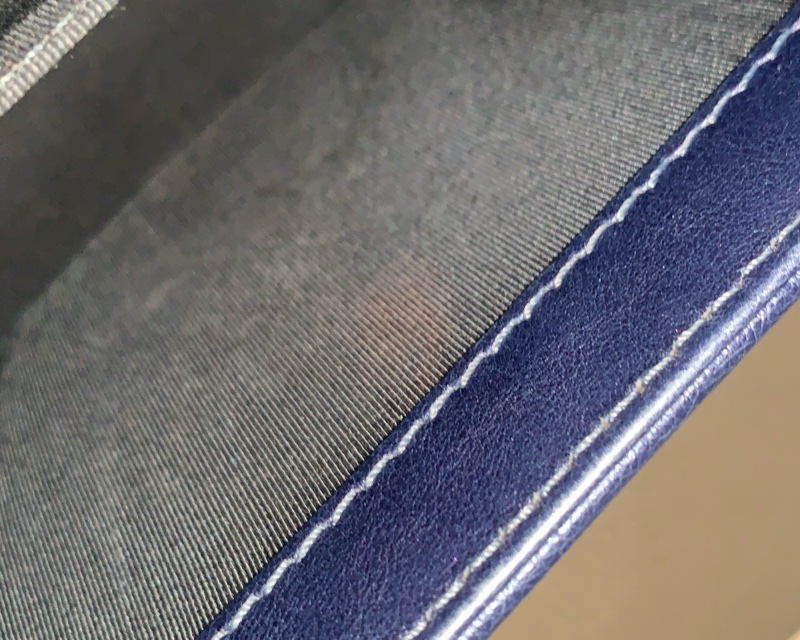 CHANEL香奈兒  leboy中號 藍色-23