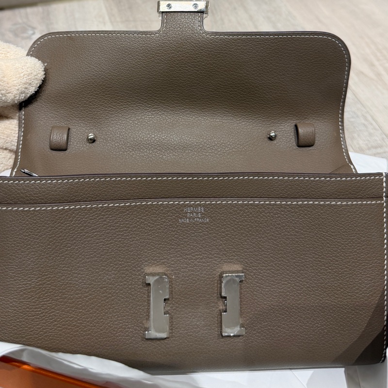 Hermès Constance To Go 康康 大象灰銀 2024/W(Evercolor皮革)-20