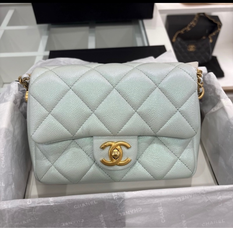 Chanel Chanel 2021年/淺藍色/荔枝牛皮-0