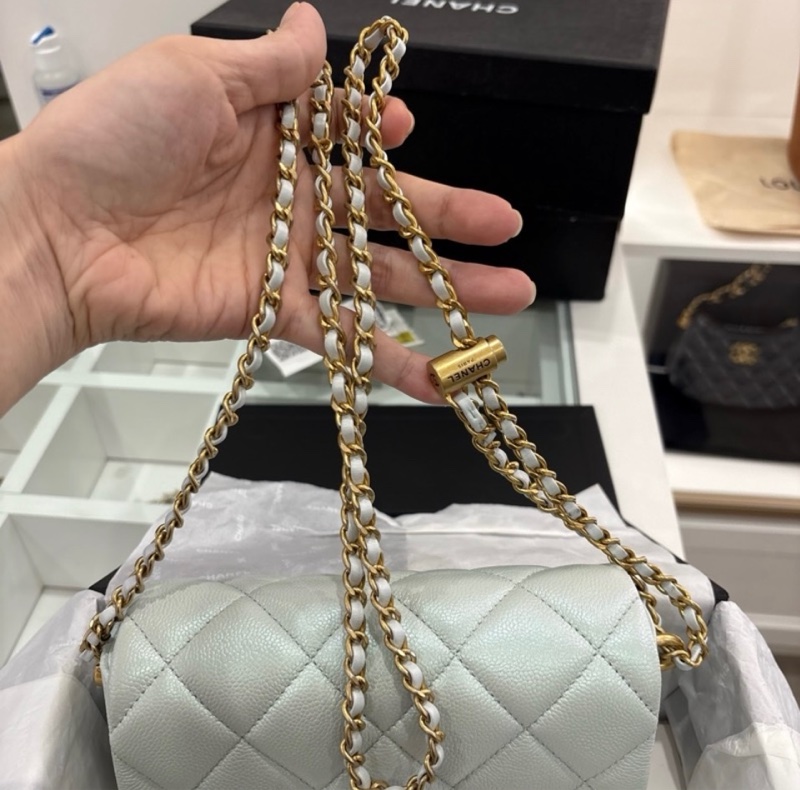Chanel Chanel 2021年/淺藍色/荔枝牛皮-1