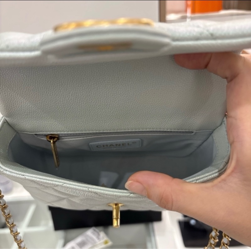 Chanel Chanel 2021年/淺藍色/荔枝牛皮-2