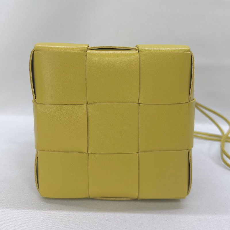 Bottega Veneta 芥末黃編織水桶包-4