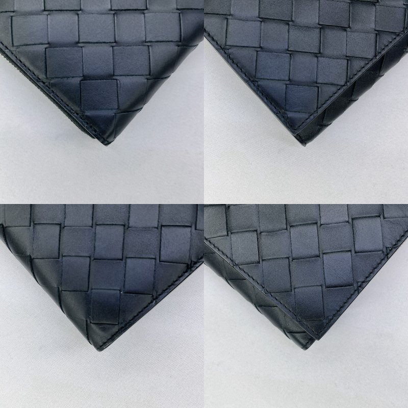 Bottega Veneta編織對折長夾-7