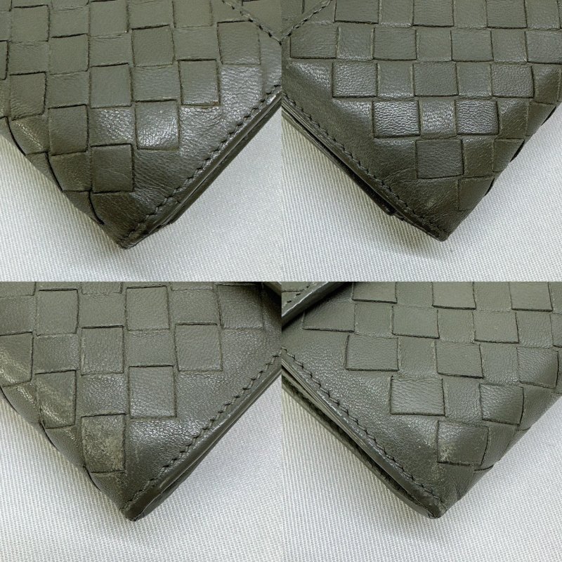 BV 經典編織掀蓋釦式長夾-8