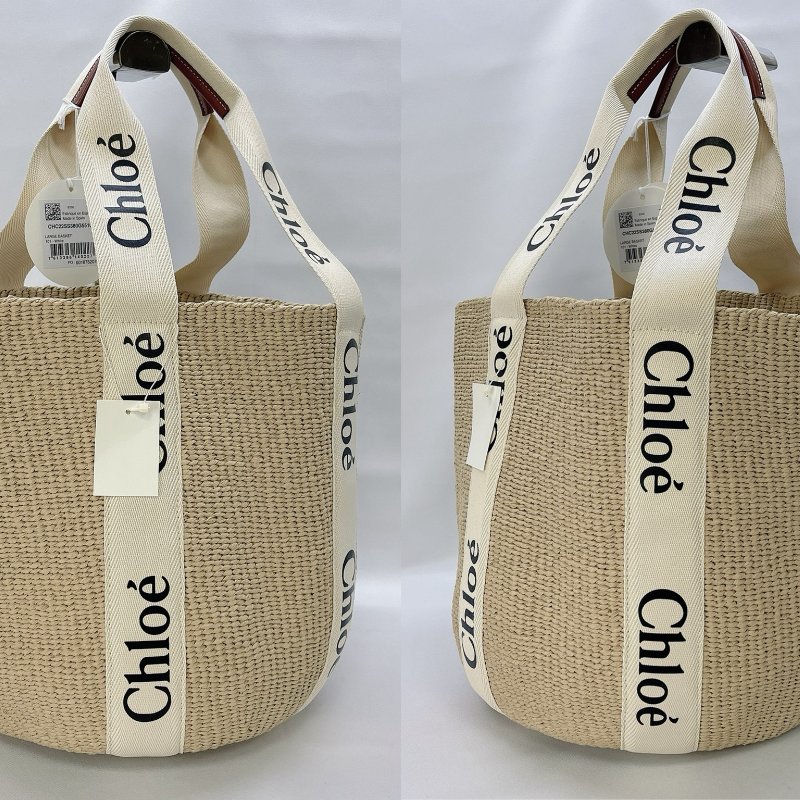 CHLOE 全新大款Woody草編包-2
