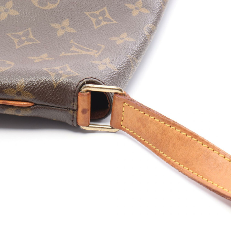 LOUIS VUITTON Musette 單肩包 M51256 Monogram 帆布皮革棕色二手 LV-7