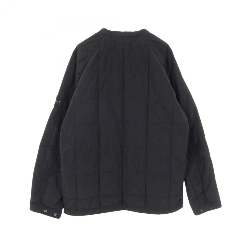 STONE ISLAND 無色夾克 尼龍 黑色 二手 男款-1