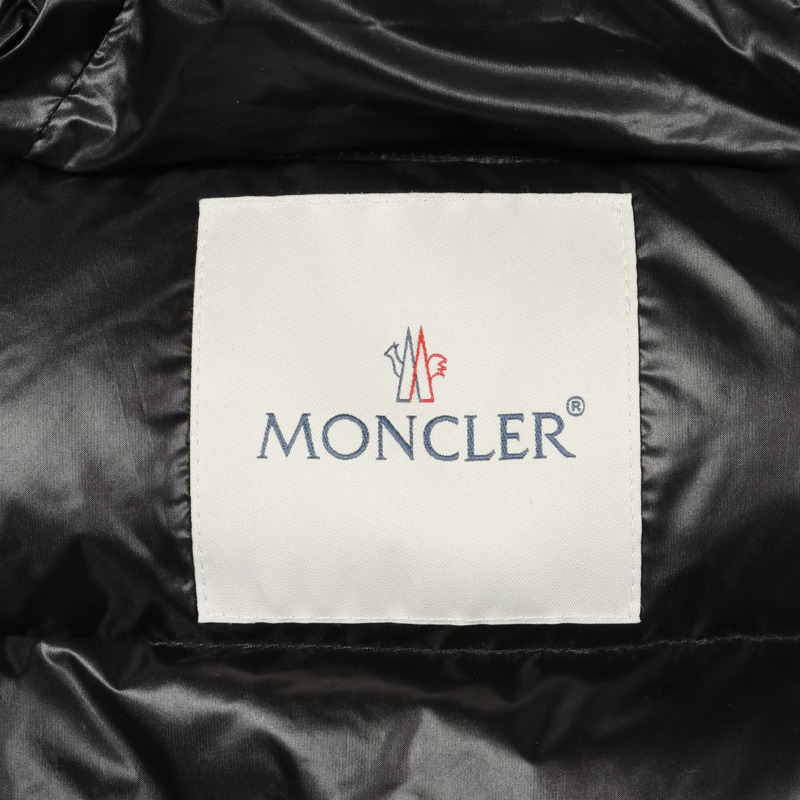 MONCLER SUYEN 羽絨外套 尼龍 黑色 二手 女款-2