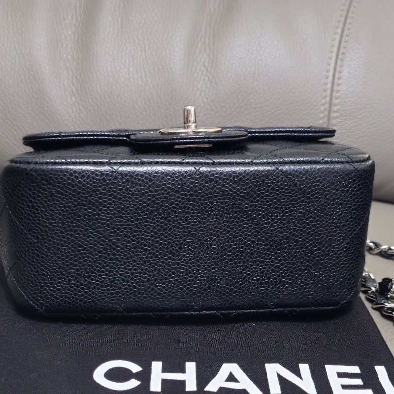 CHANEL 稀有荔枝方胖 17 (耐用荔枝黑銀)-15