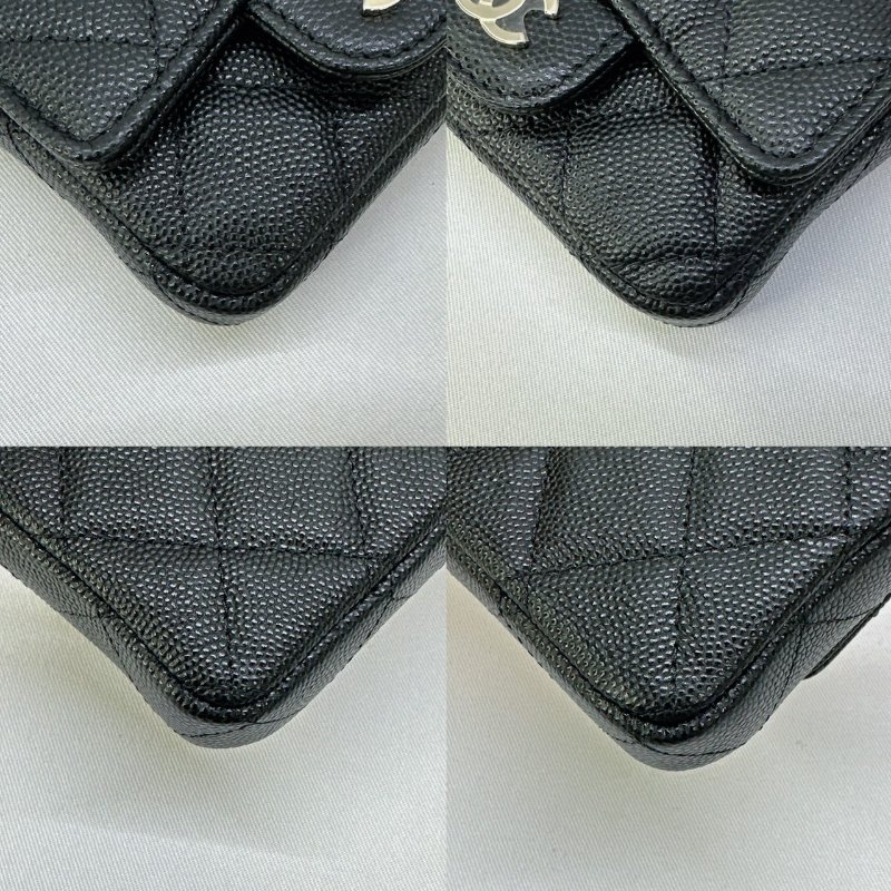 CHANEL 全新菱格迷你鏈條包-9