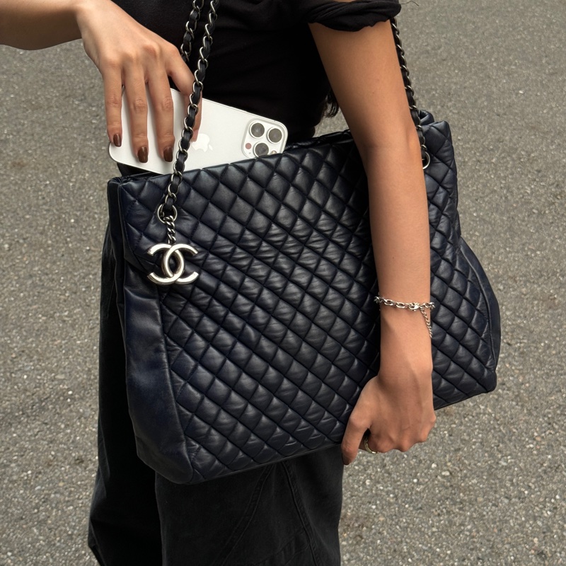 (超稀有⏰) Chanel 泡泡羊皮 托特+斜背包 專櫃29萬!-1