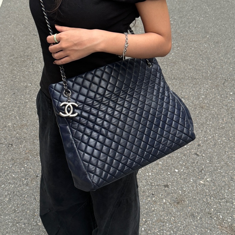 (超稀有⏰) Chanel 泡泡羊皮 托特+斜背包 專櫃29萬!-5