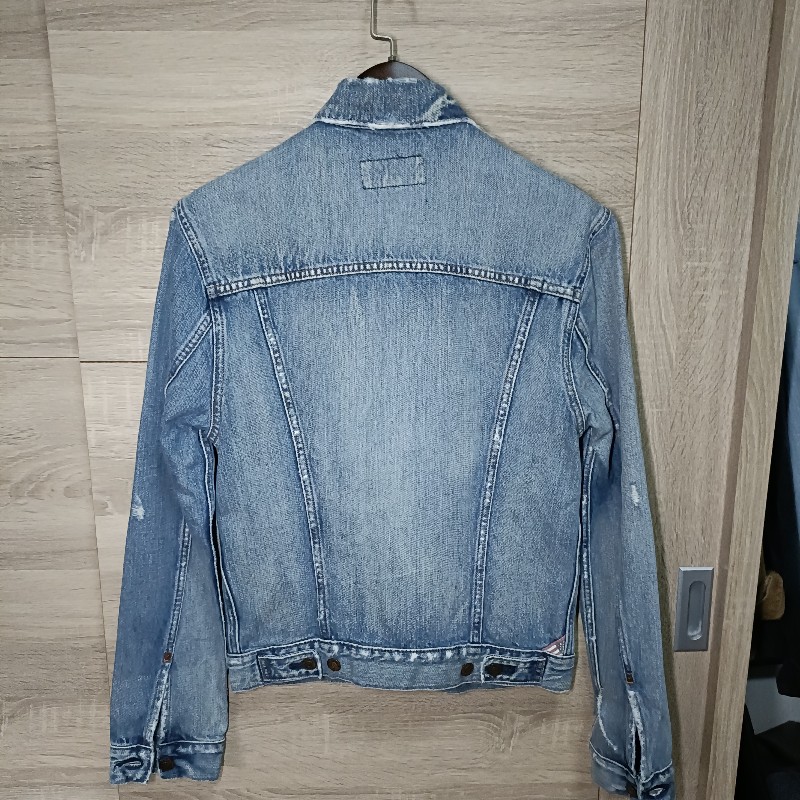 Ralph Lauren Denim & Supply 淺色 不修邊 牛仔外套 丹寧外套 男xs-1