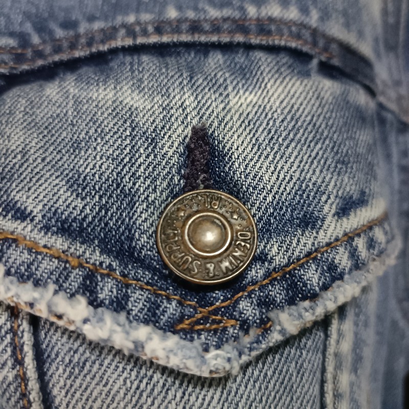 Ralph Lauren Denim & Supply 淺色 不修邊 牛仔外套 丹寧外套 男xs-4